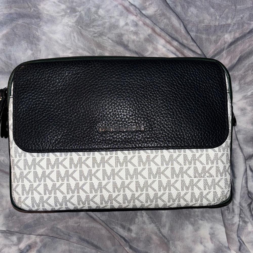 Michael Kors Black and White Men's Bag